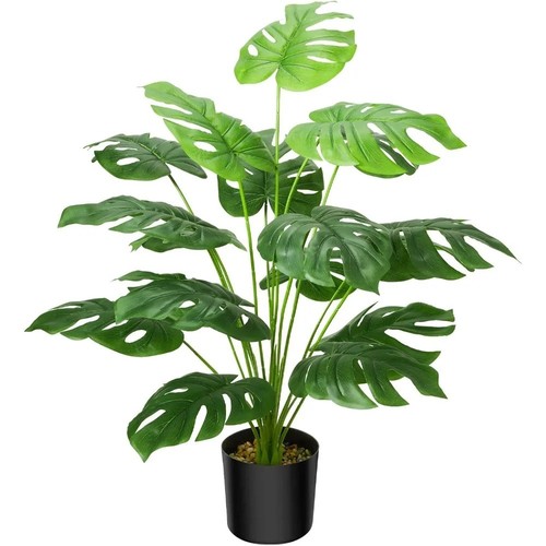 Faux monstera palmblätter - faux,