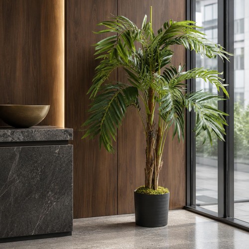 Künstliche palme mit topf - mit,
