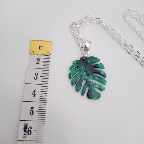 Monstera halskette grün - monstera,