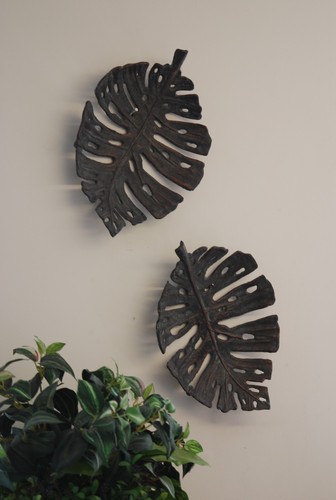 Palmblattschale wanddeko - /,
