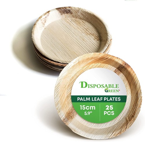 15cm areca runde - runde, palmblatt