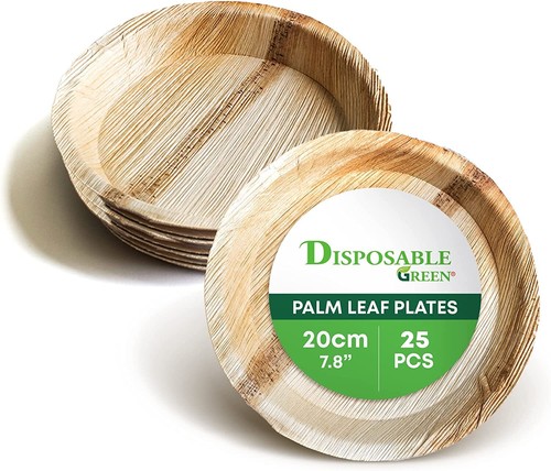 20cm areca runde - areca, palmblatt