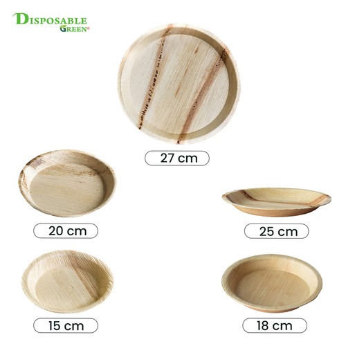Areca runde palmblatt teller - areca,
