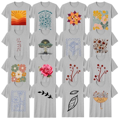 Botanische abstrakte kunst - botanische,
