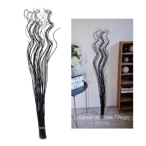 Schwarze gedrehte spiral - schwarze,