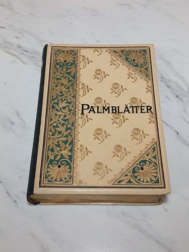 1896 palmblatter karl gerok - palmblatter, by