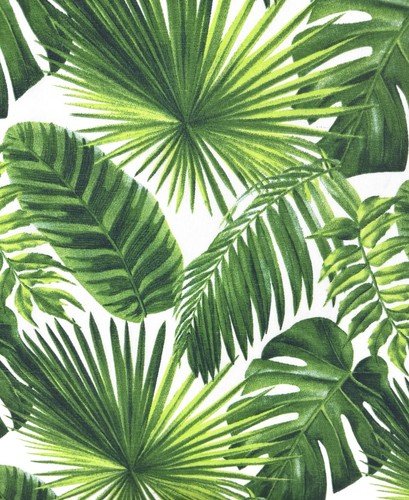 Palmblätter dschungel stoff - dschungel,